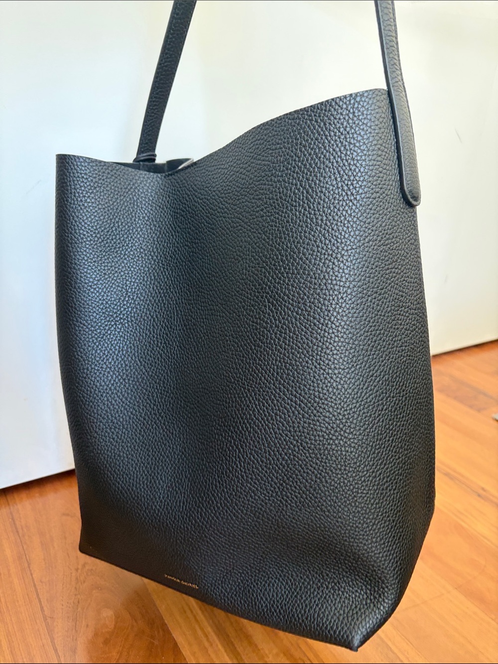 Mansur Gavriel Everyday Cabas Tote BLACK  MANSUR GAVRIEL leather tote bag